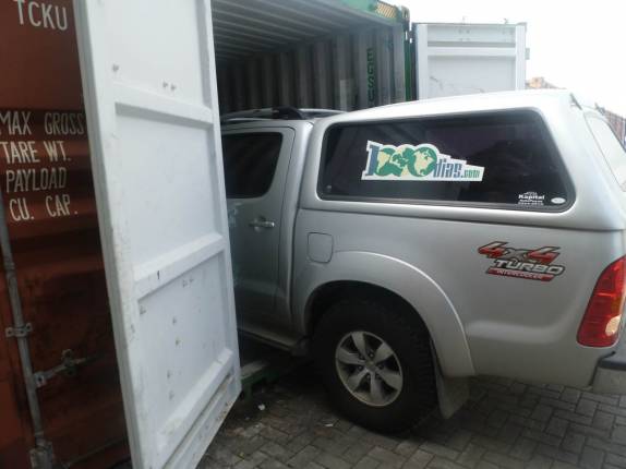 Fiona toca suas rodas na América do Sul novamente! (no porto de Cartagena, na Colômbia)